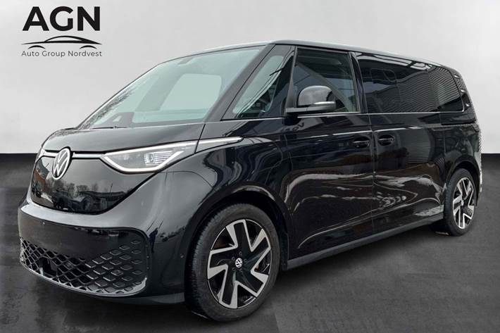 Sort VW ID.Buzz fra 2025 set udefra