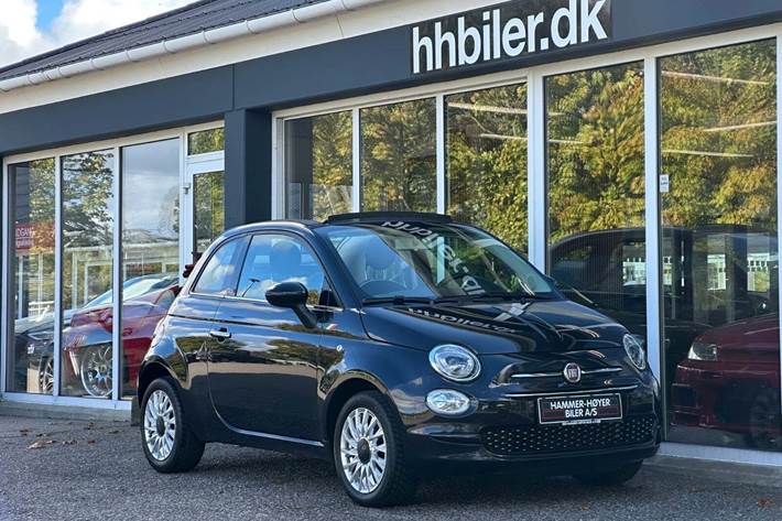 Sort Fiat 500C fra 2018