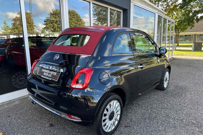 Sort Fiat 500C fra 2018