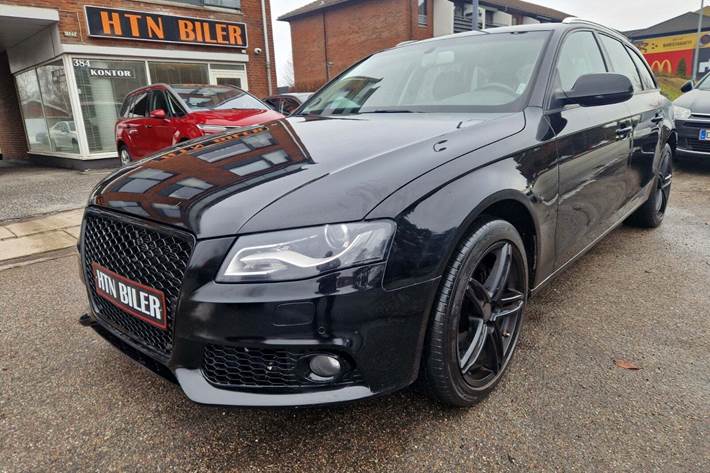 Sort Audi A4 fra 2010
