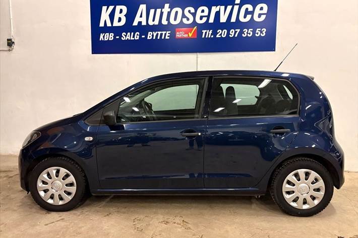 Blå Skoda Citigo fra 2013