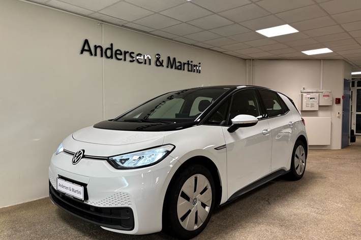 Hvid VW ID.3 fra 2021