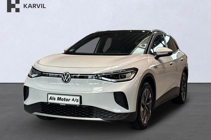 Hvid VW ID.4 fra 2022 set udefra