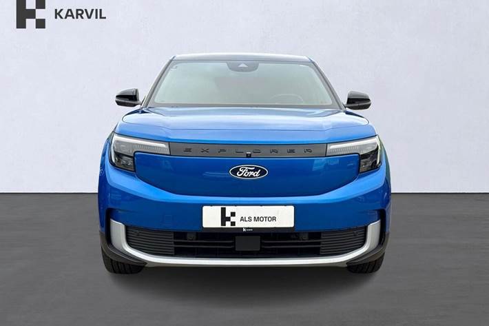 Blå Ford Explorer fra 2025