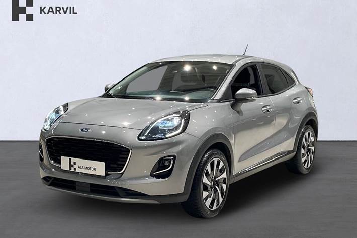Sølv Ford Puma fra 2022 set udefra