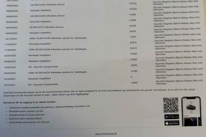 Sølv Hyundai Kona fra 2022