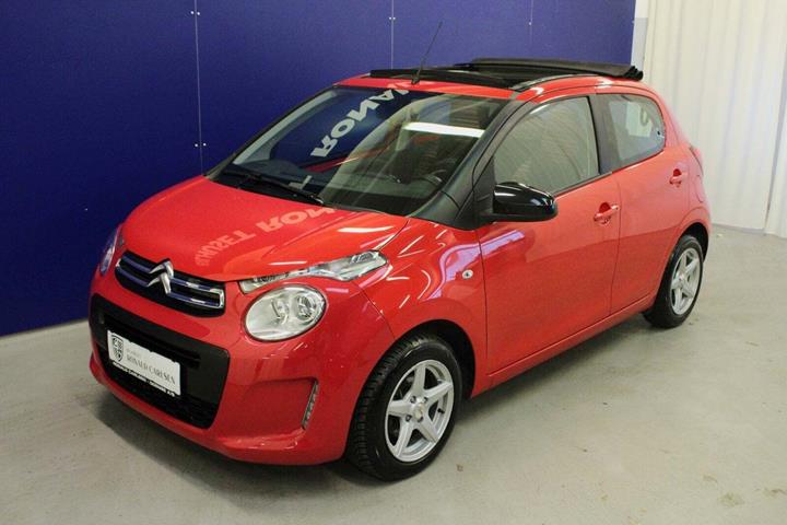 Rød Citroën C1 fra 2018