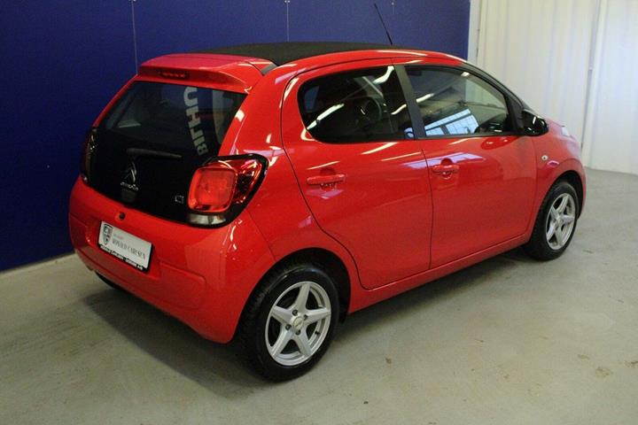 Rød Citroën C1 fra 2018