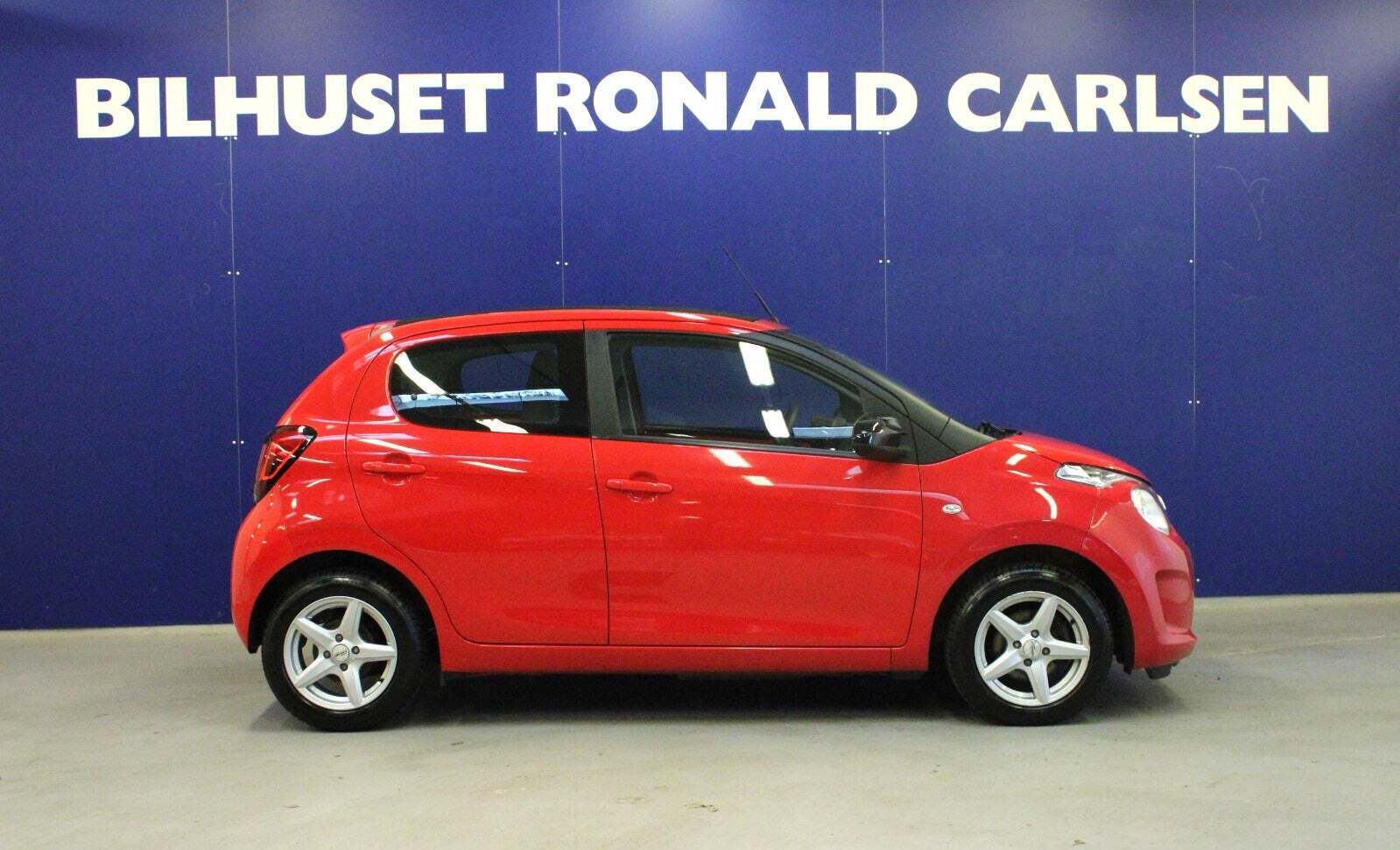 Rød Citroën C1 fra 2018