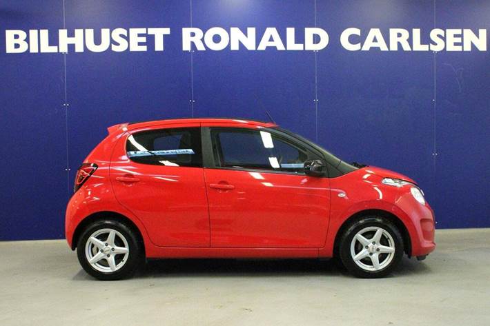 Rød Citroën C1 fra 2018