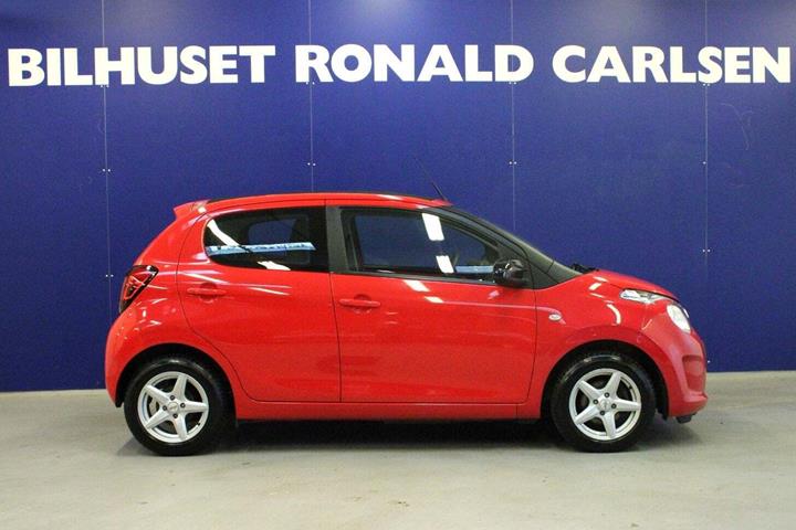 Rød Citroën C1 fra 2018