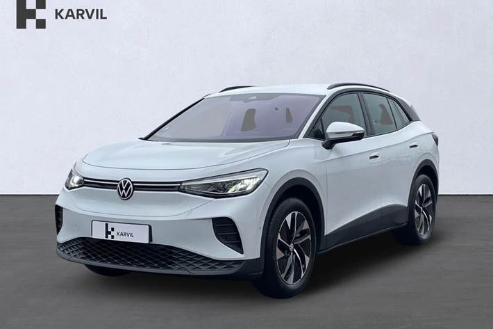 Hvid VW ID.4 fra 2025 set udefra