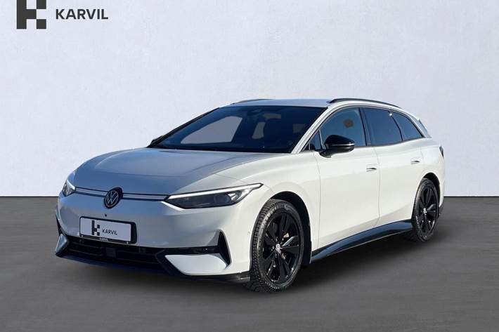 Hvid VW ID.7 fra 2024 set udefra