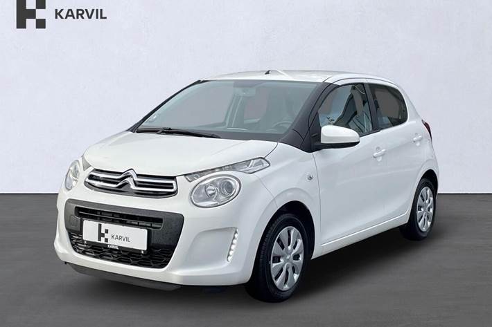 Hvid Citroën C1 fra 2019 set udefra