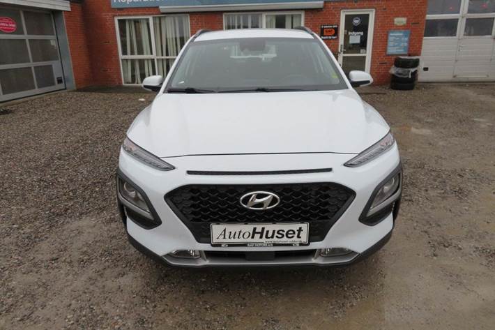 Hvid Hyundai Kona fra 2017