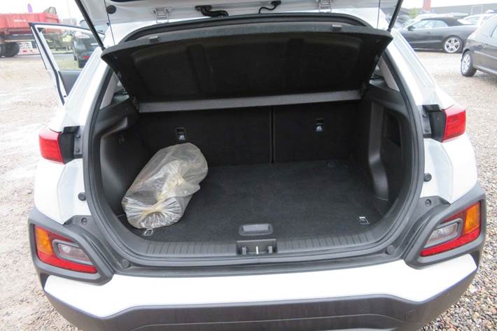 Hvid Hyundai Kona fra 2017