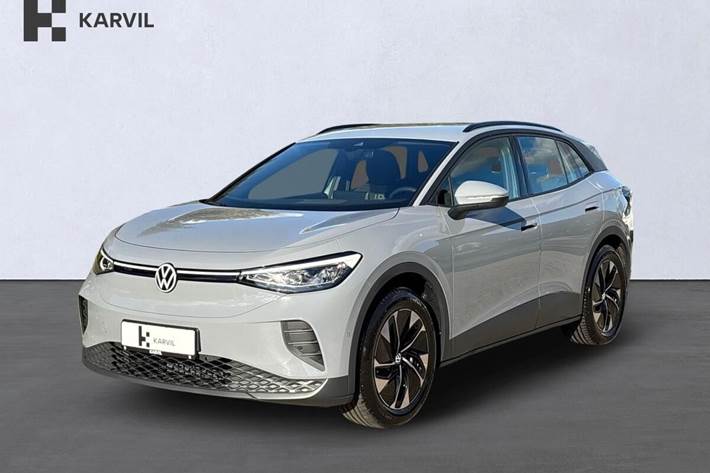 Grå VW ID.4 fra 2025 set udefra