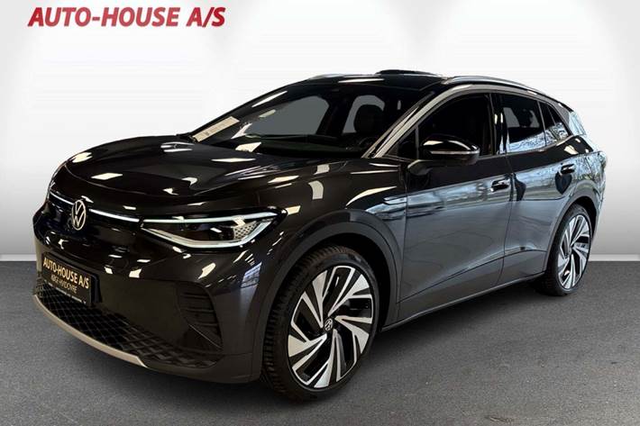 Grå VW ID.4 fra 2021 set udefra