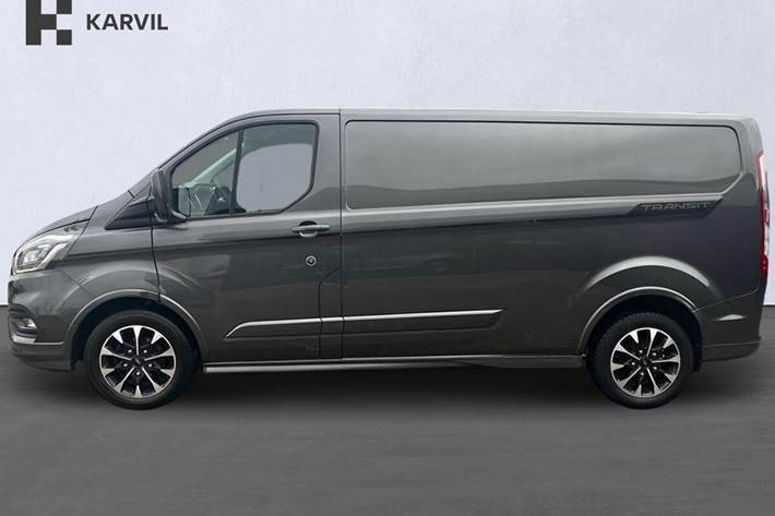 Grå Ford Transit Custom 320L fra 2020