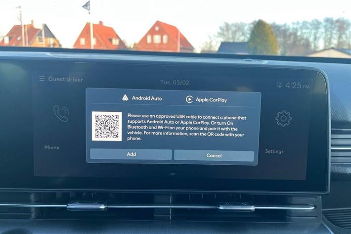 Hvid Hyundai Kona fra 2025