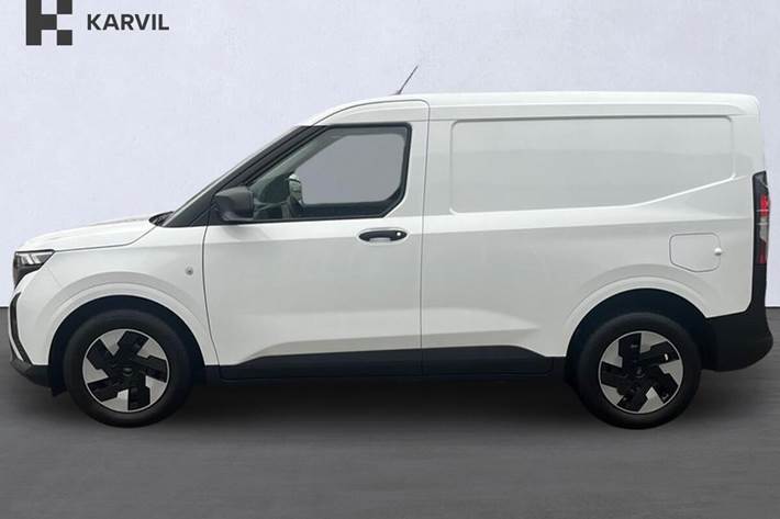 Hvid Ford E-Transit Courier fra 2025