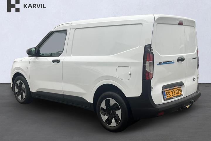 Hvid Ford E-Transit Courier fra 2025