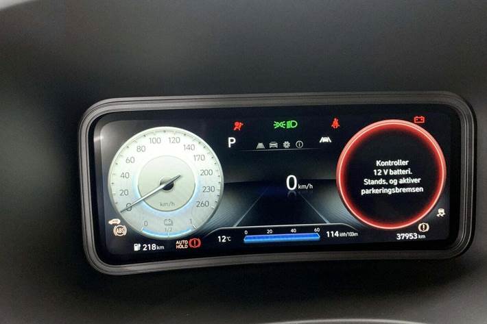 Hvid Hyundai Kona fra 2022