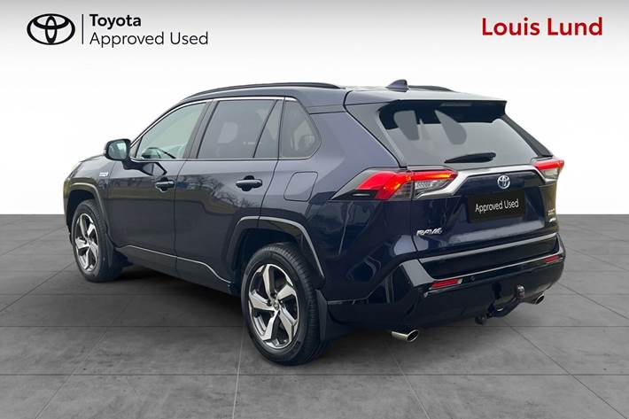 Blå Toyota RAV4 Plug-in fra 2021