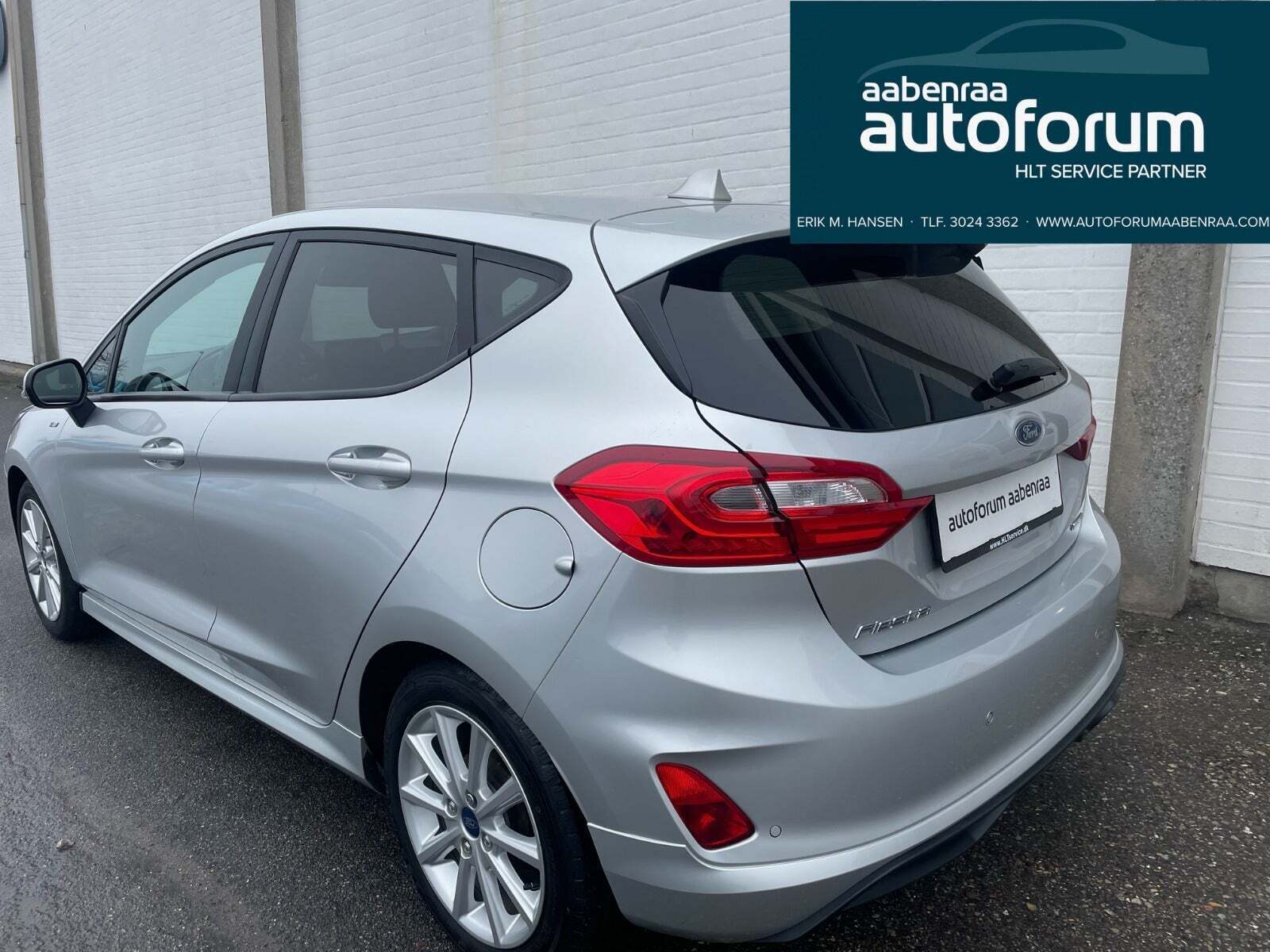 Sølv Ford Fiesta fra 2021