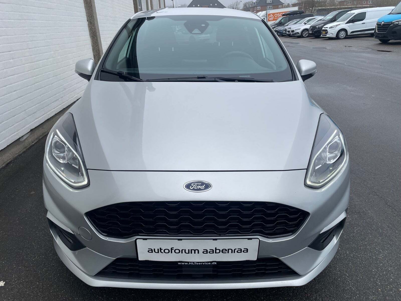 Sølv Ford Fiesta fra 2021