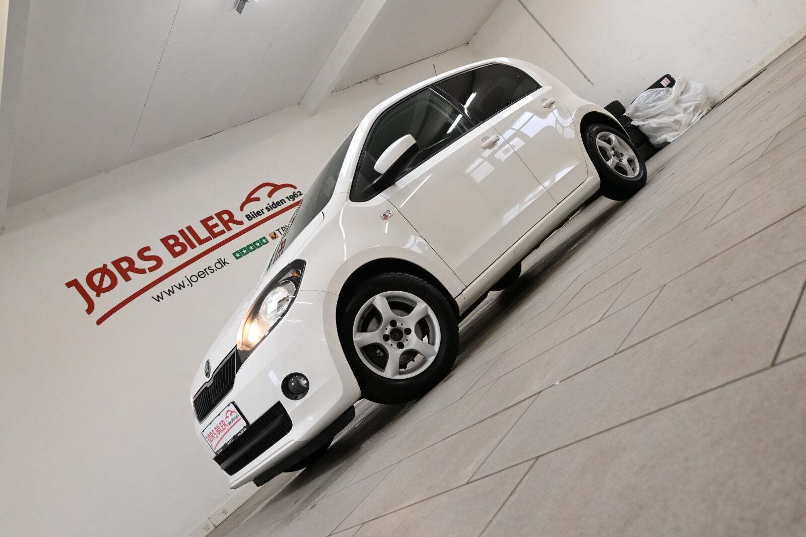 Hvid Skoda Citigo fra 2013