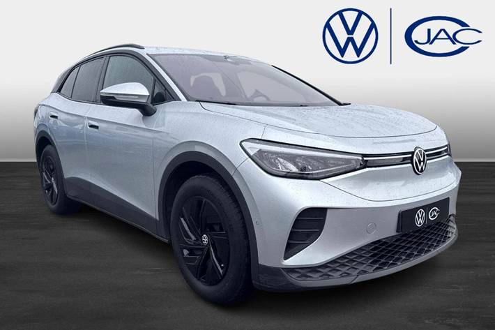 Sølv VW ID.4 fra 2024 set udefra