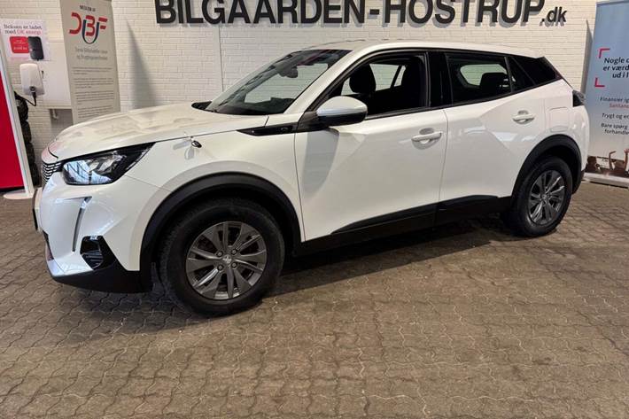 Hvid Peugeot e-2008 fra 2020