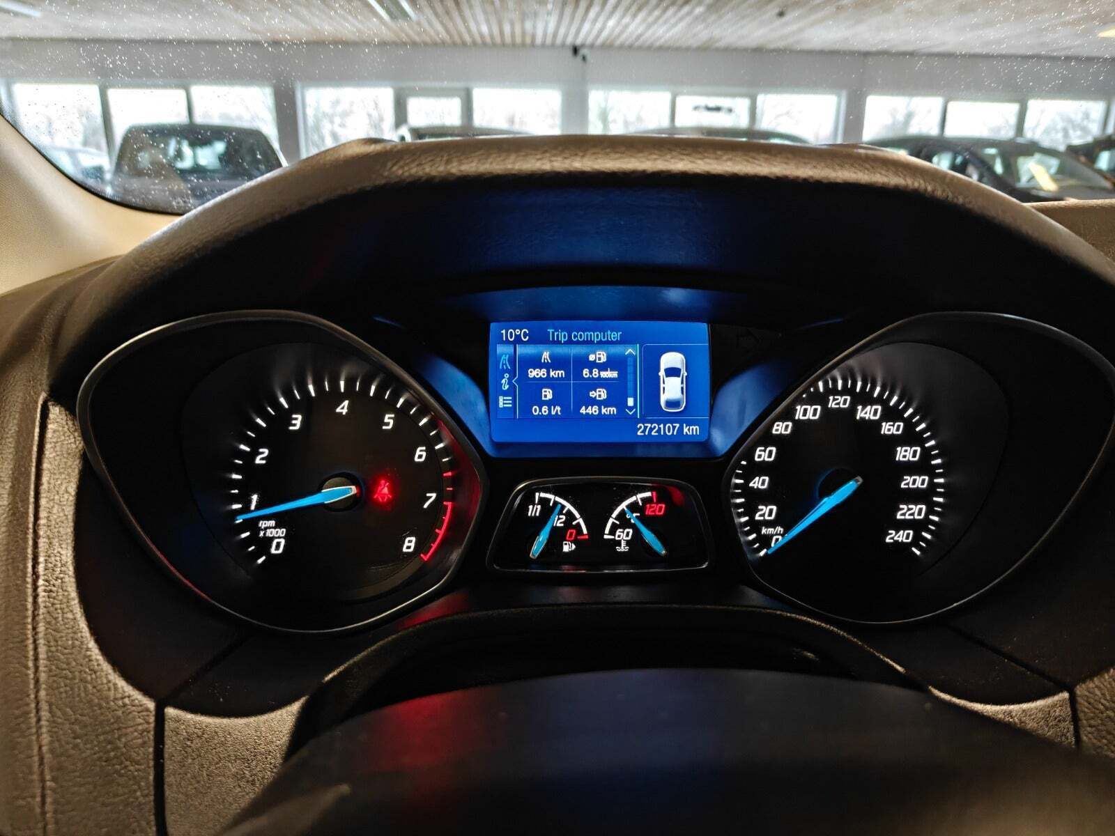 Gul Ford Focus fra 2007