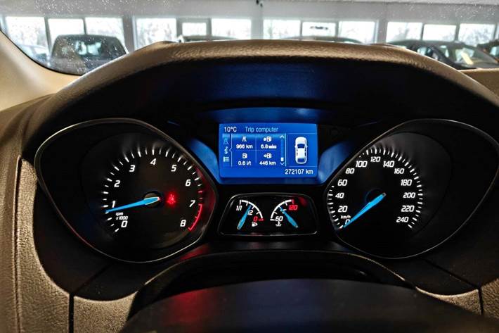 Gul Ford Focus fra 2007