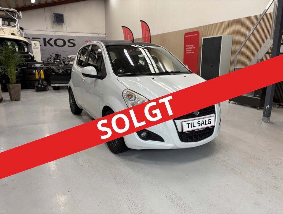 Hvid Suzuki Splash fra 2012