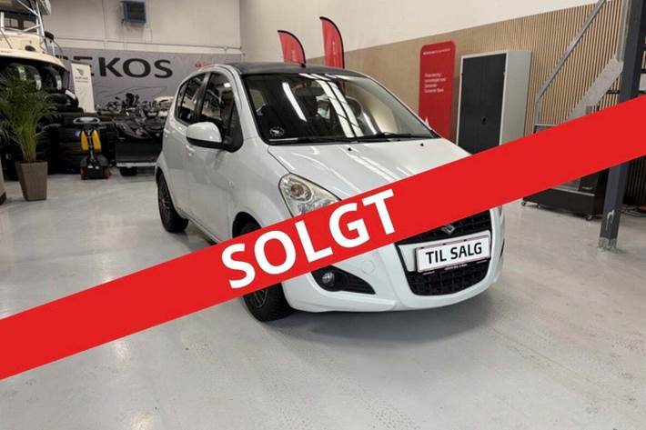 Hvid Suzuki Splash fra 2012