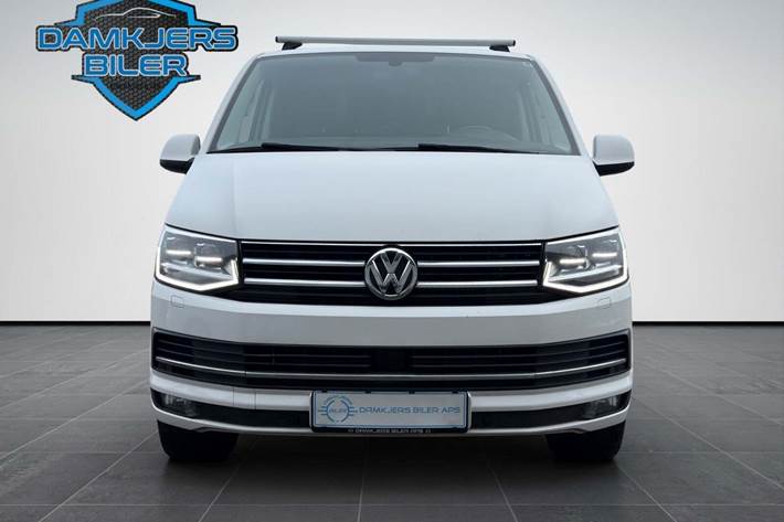 Gul VW Transporter fra 2018