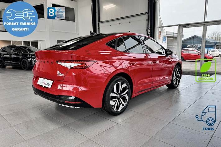 Rød Skoda Enyaq fra 2026