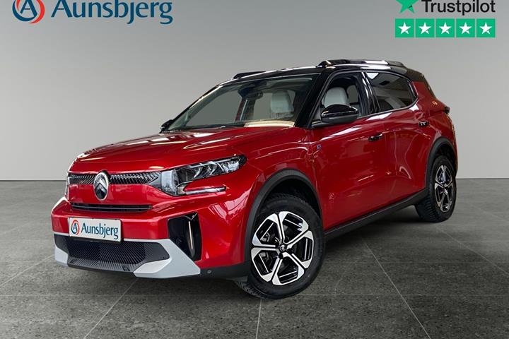 Rød Citroën e-C3 Aircross fra 2025 set udefra