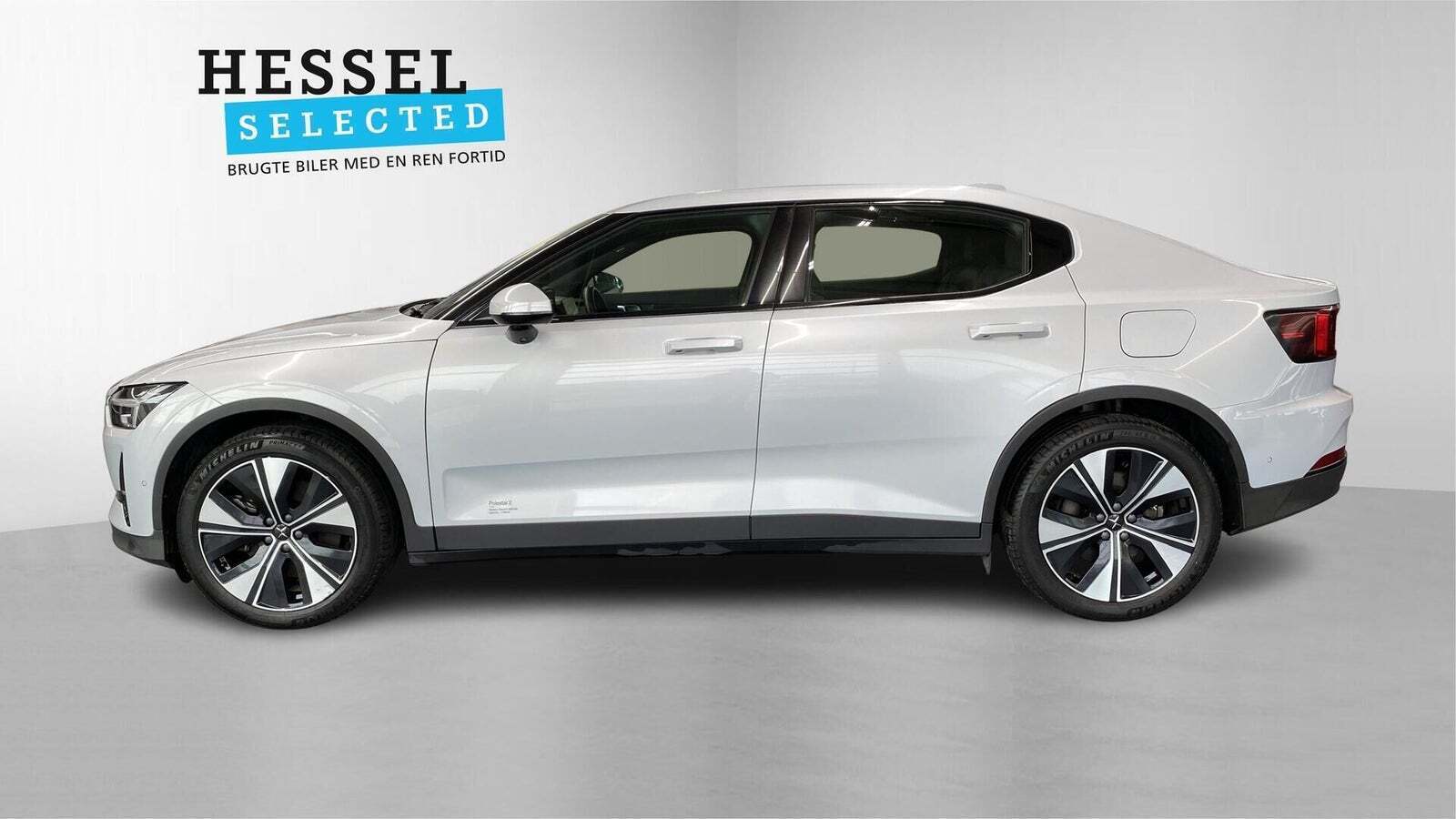 Hvid Polestar 2 fra 2023