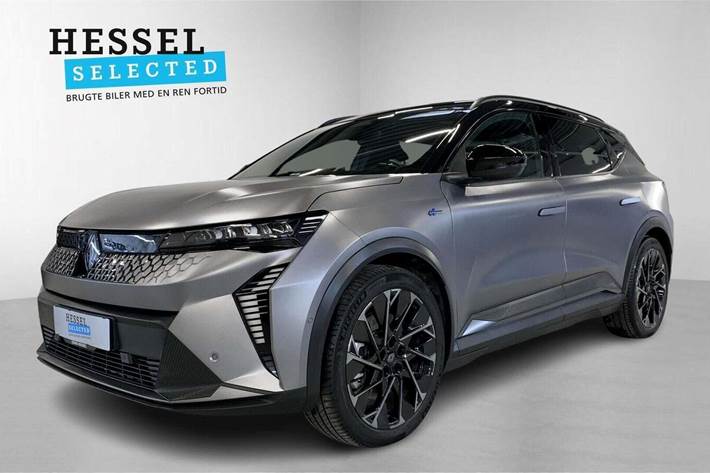 Grå Renault Scenic E-Tech fra 2024 set udefra