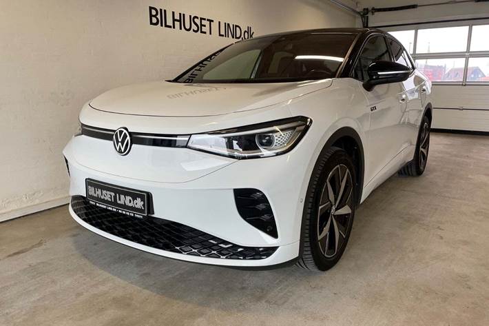 Hvid VW ID.5 fra 2023 set udefra