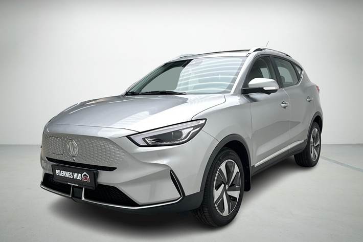 Grå MG ZS EV fra 2022 set udefra