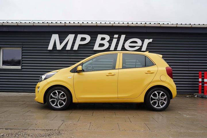 Gul Kia Picanto fra 2019