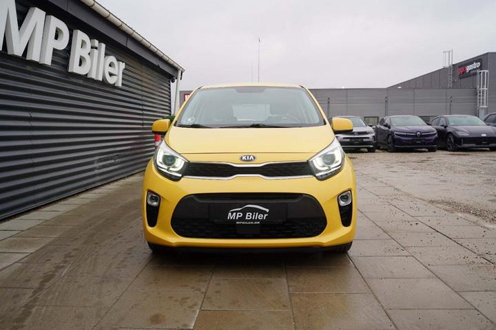 Gul Kia Picanto fra 2019