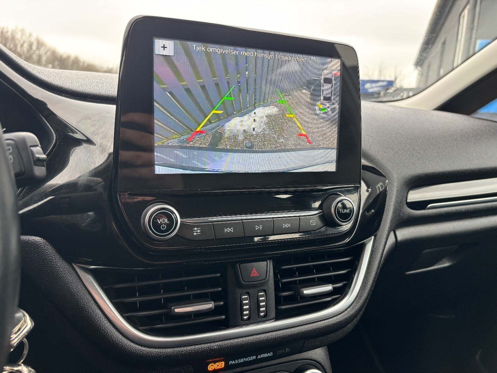 Hvid Ford Fiesta fra 2018