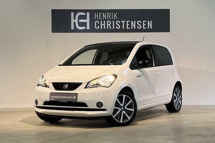 Hvid Seat Mii fra 2020 set udefra