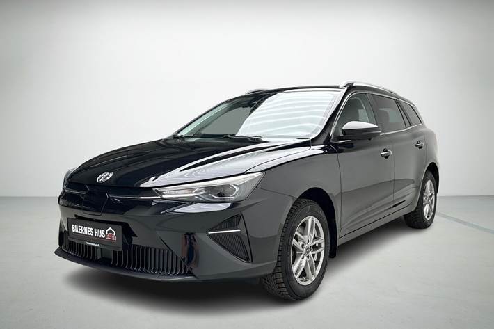 Sort MG MG5 Electric fra 2022 set udefra