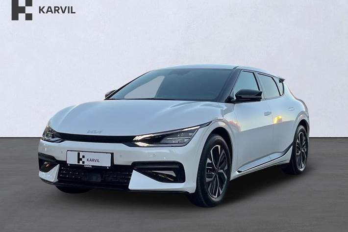 Hvid Kia EV6 fra 2024 set udefra